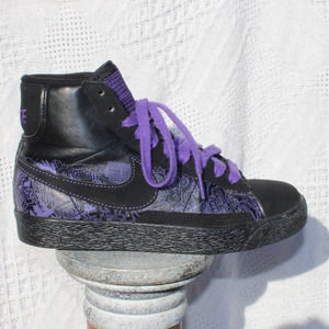 Nike Blazers Oregon Purple Black size 4y 5.5w 318705-002